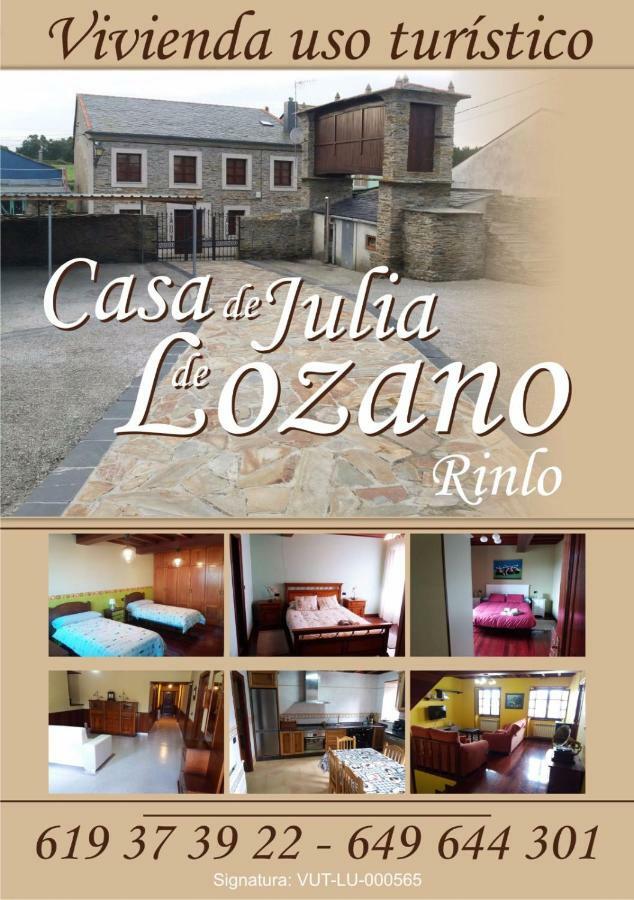 Villa Casa De Julia De Lozano Rinlo Exterior foto